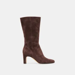 RIGGS BOOTS MAHOGANY SUEDE reinforced sole Adjustable Fit