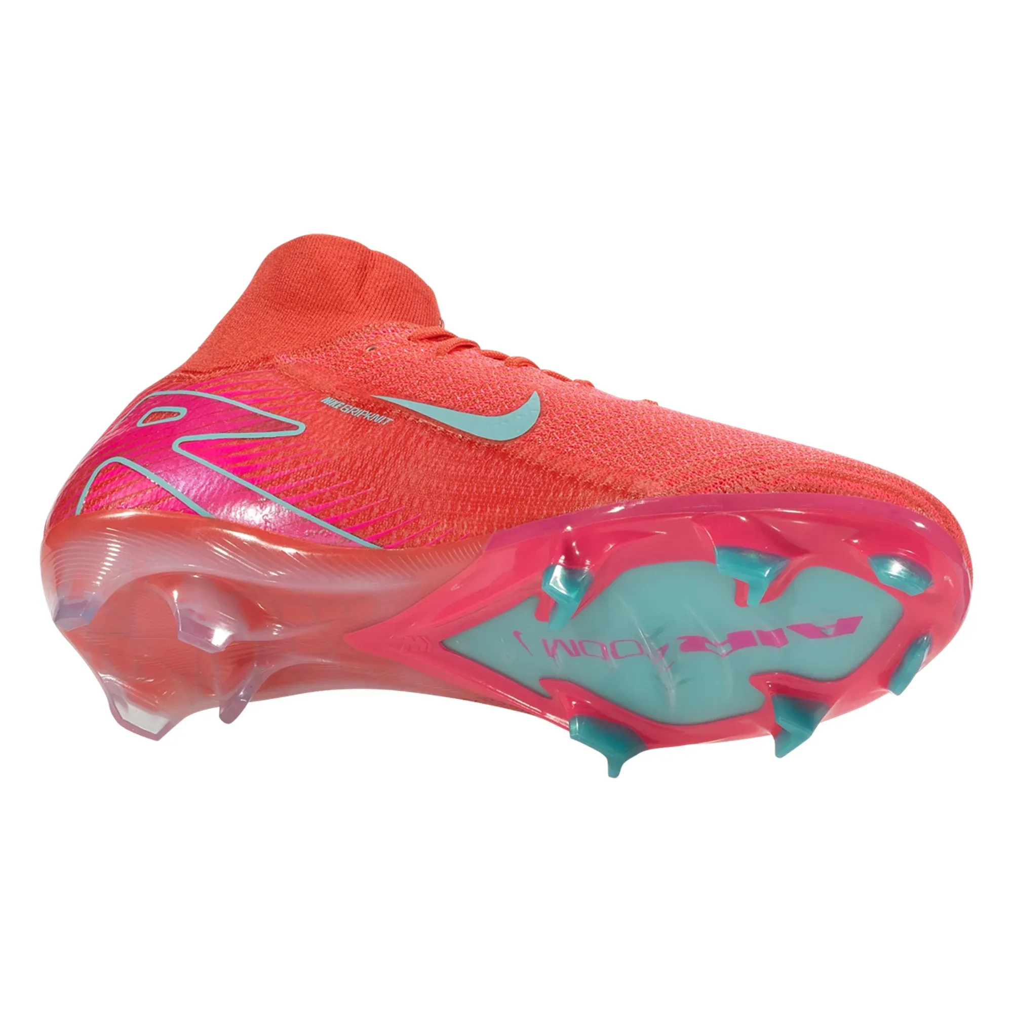 Nike Zoom Superfly 10 Elite FG Soccer Cleats (Ember Glow/Aurora Green) All-Weather