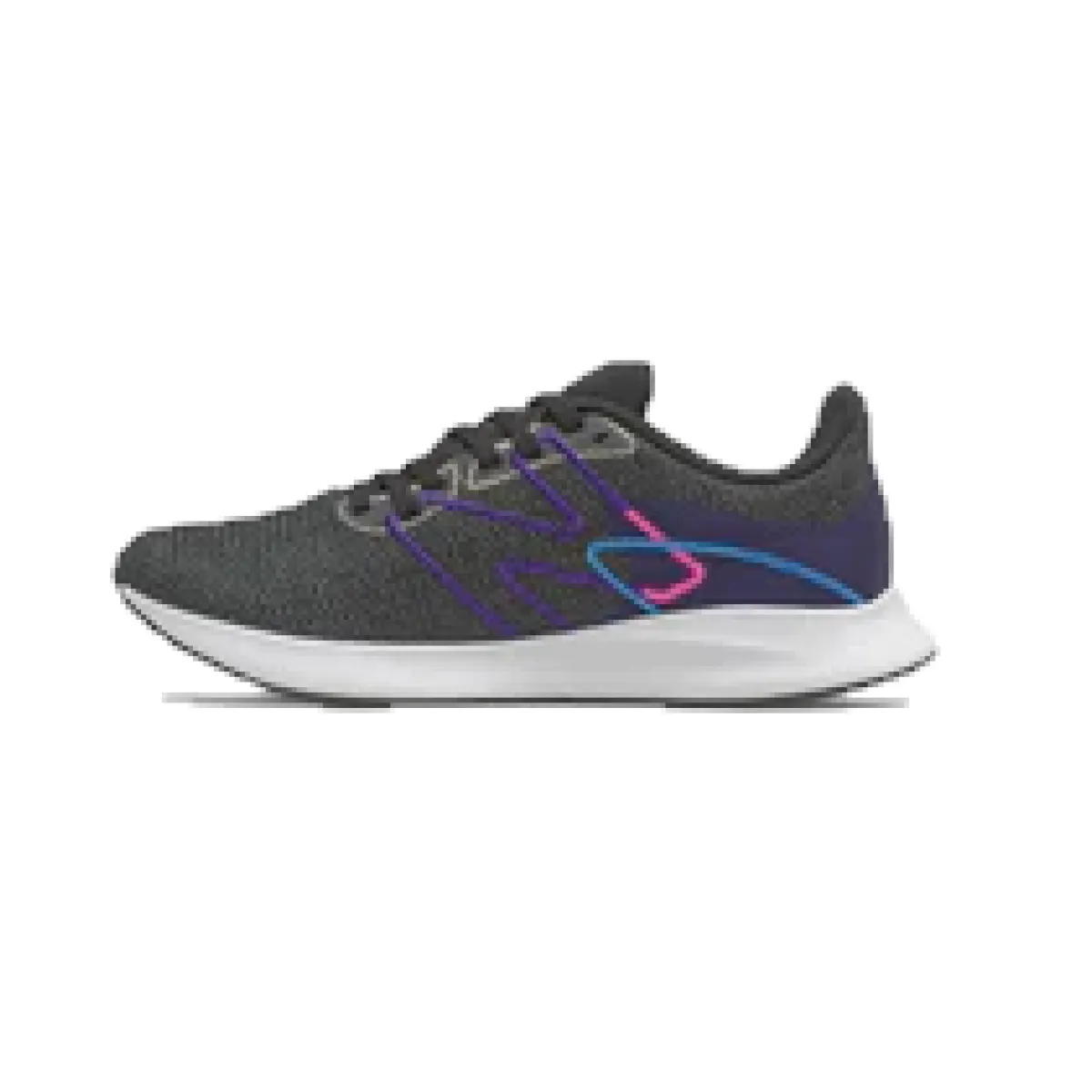 adjustable shoe fit NEW BALANCE WLWKYLK DYNASOFT LOWKY WMN'S (Wide) Black Mesh Running Shoes