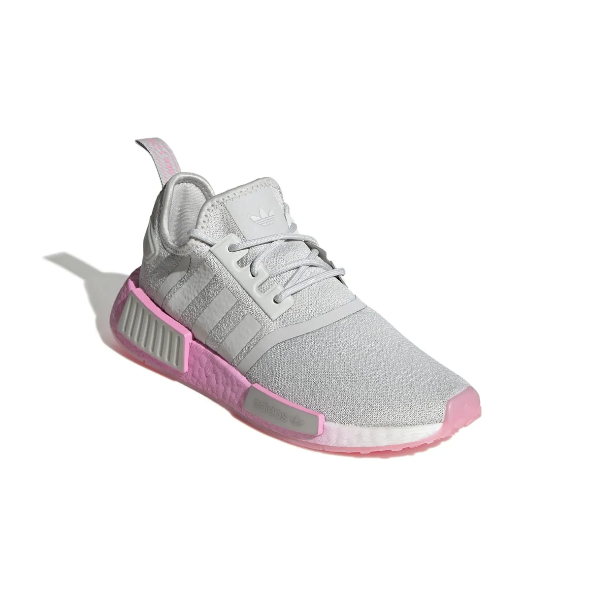 Grippy Sole sweat - management shoes ADIDAS GW9462 NMD_R1 WMN'S (Medium) Grey/Pink/White Stretch Fabric Running Shoes