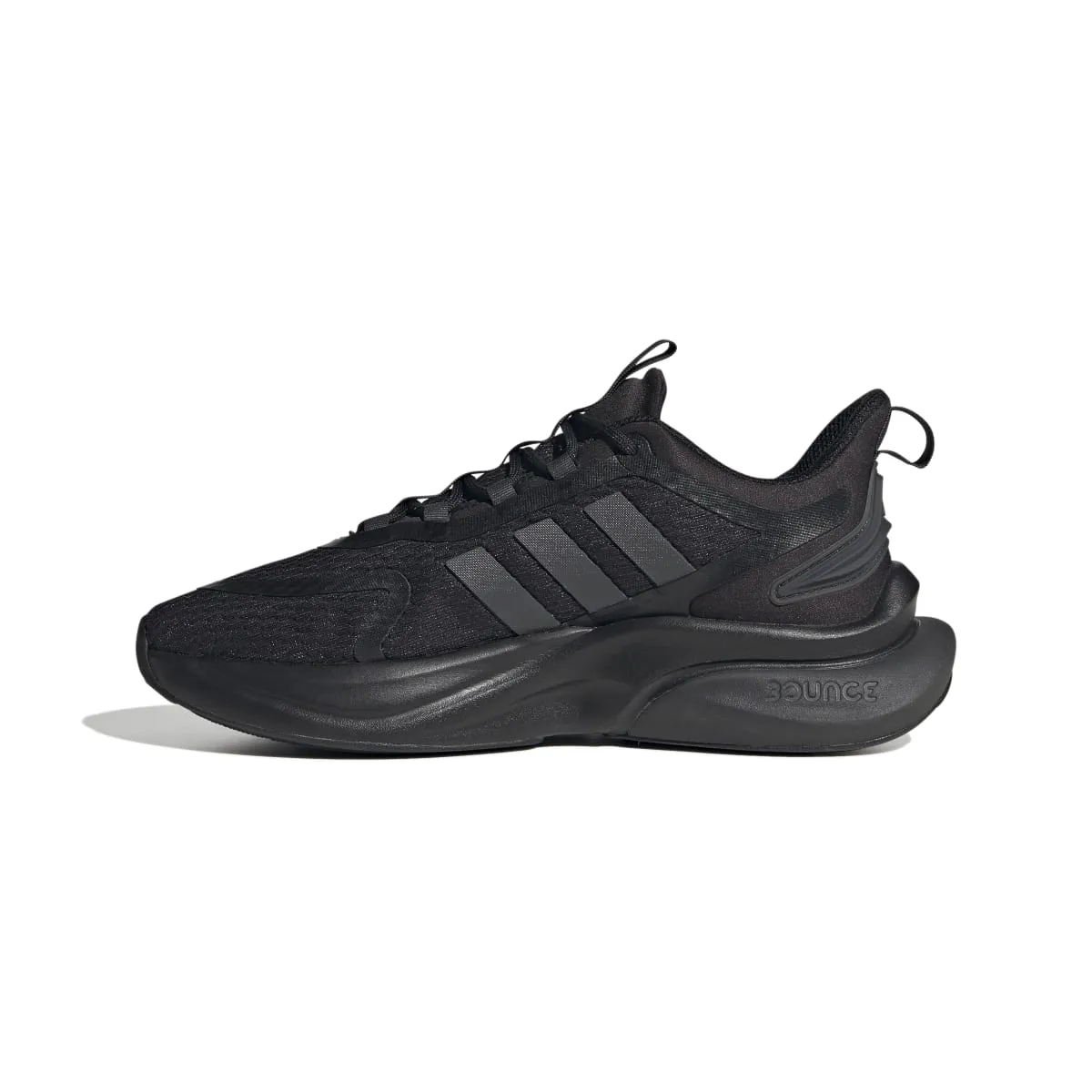 arch - support - system shoes ADIDAS HP6149 ALPHABOUNCE  WMN'S (Medium) Black/Carbon/Gold Mesh Running Shoes