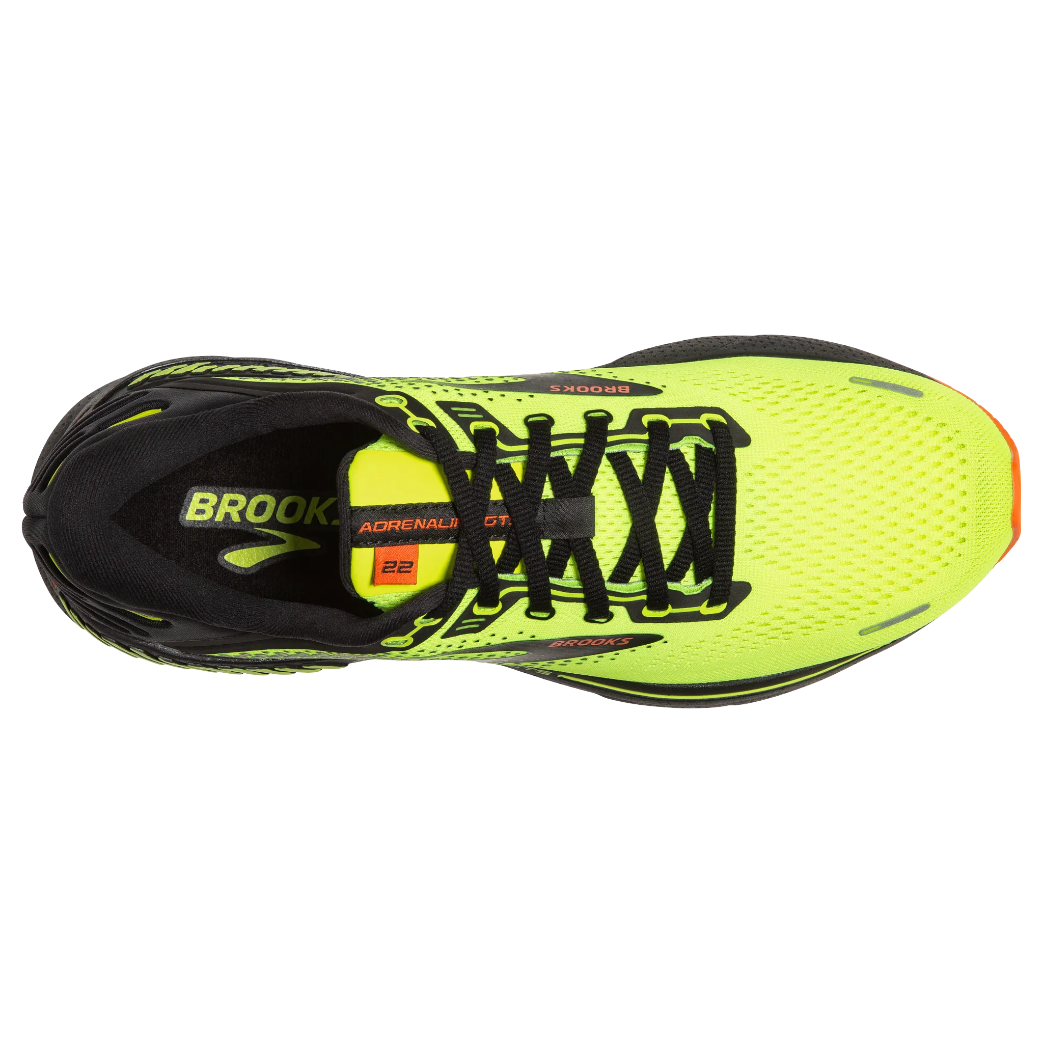 running with a headlamp hybrid - material shoes Men's Adrenaline GTS 22
