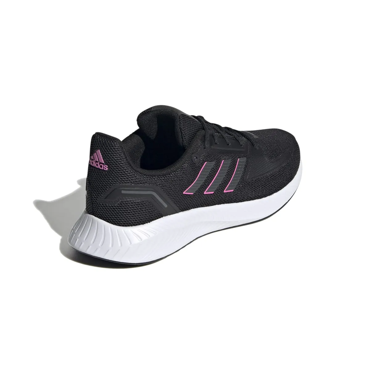 ADIDAS FY9624 RUNFALCON 2.0 WMN'S (Medium) Black/Gray/Pink Mesh Running Shoes asymmetrical shoes