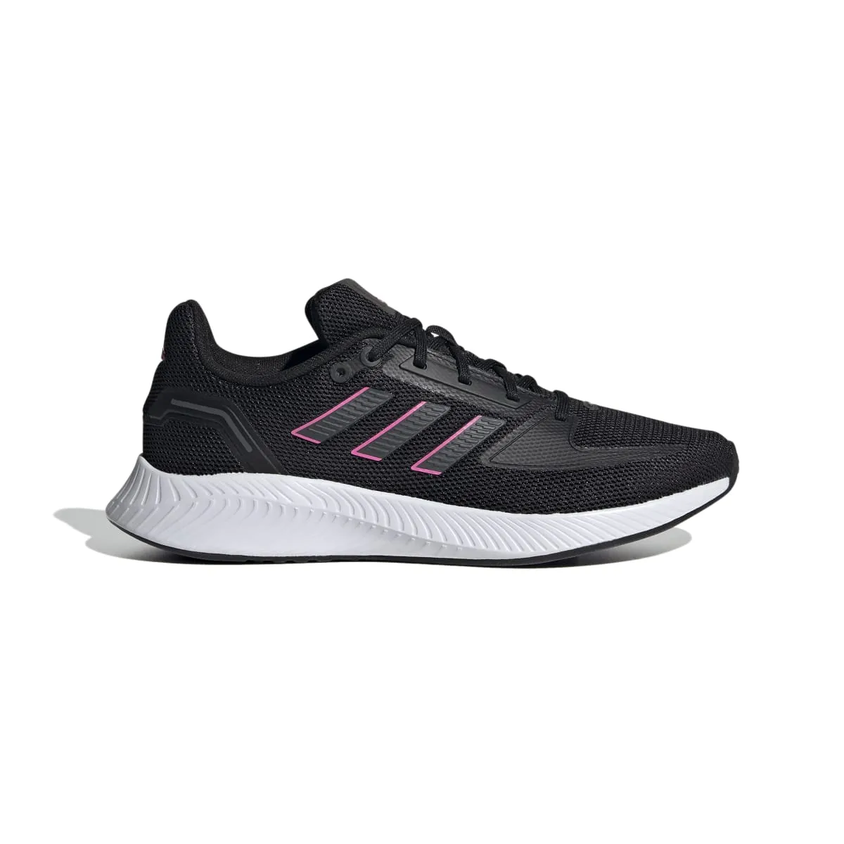 Fashionable ADIDAS FY9624 RUNFALCON 2.0 WMN'S (Medium) Black/Gray/Pink Mesh Running Shoes