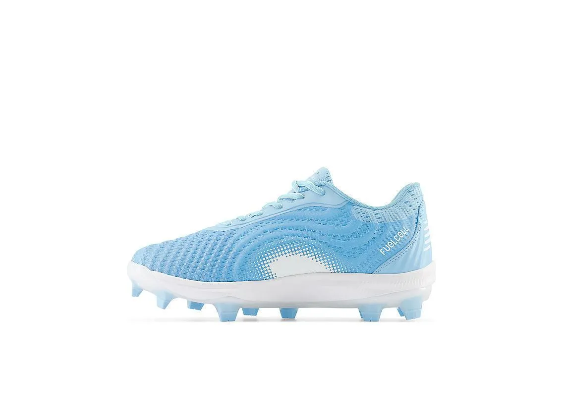 Exclusive traction New Balance Men's FuelCell 4040 V7 Molded Baseball Cleats - Sky Blue / White - PL4040C7