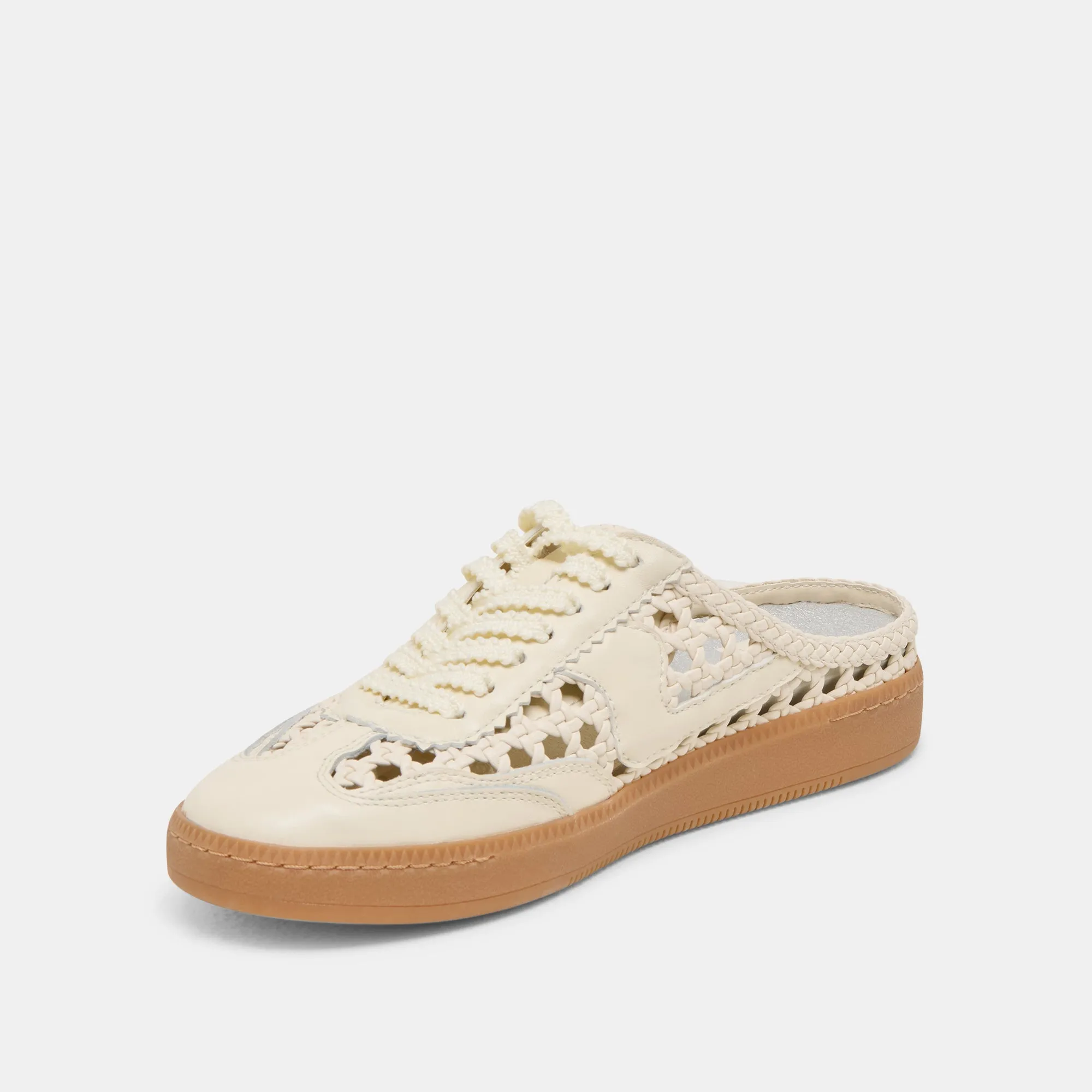 Comfort Essentials NOTICE SLIDE WOVEN SNEAKERS OFF WHITE WOVEN STELLA