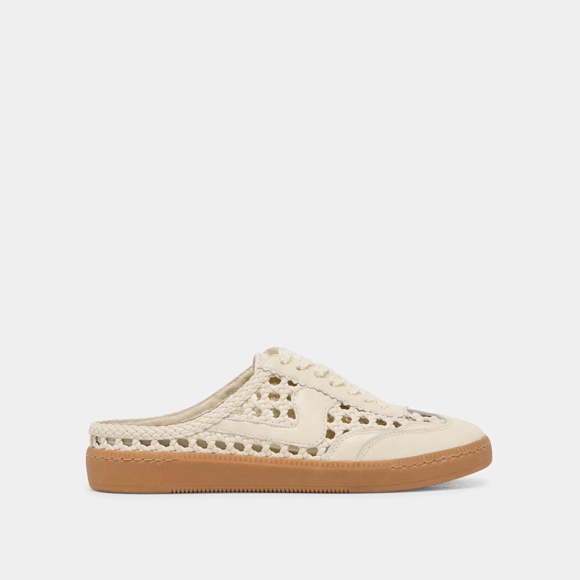 NOTICE SLIDE WOVEN SNEAKERS OFF WHITE WOVEN STELLA Comfort Wedge