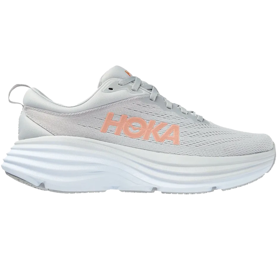 Women's Bondi 8 Wide embossed - finish - design shoes experienced runner shoes