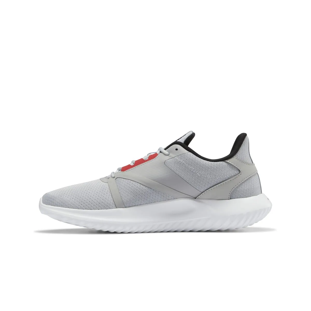 REEBOK GY4061 ENERGYLUX 3 MN'S (Medium) Grey/Black/Red Mesh Running Shoes Ultra grip