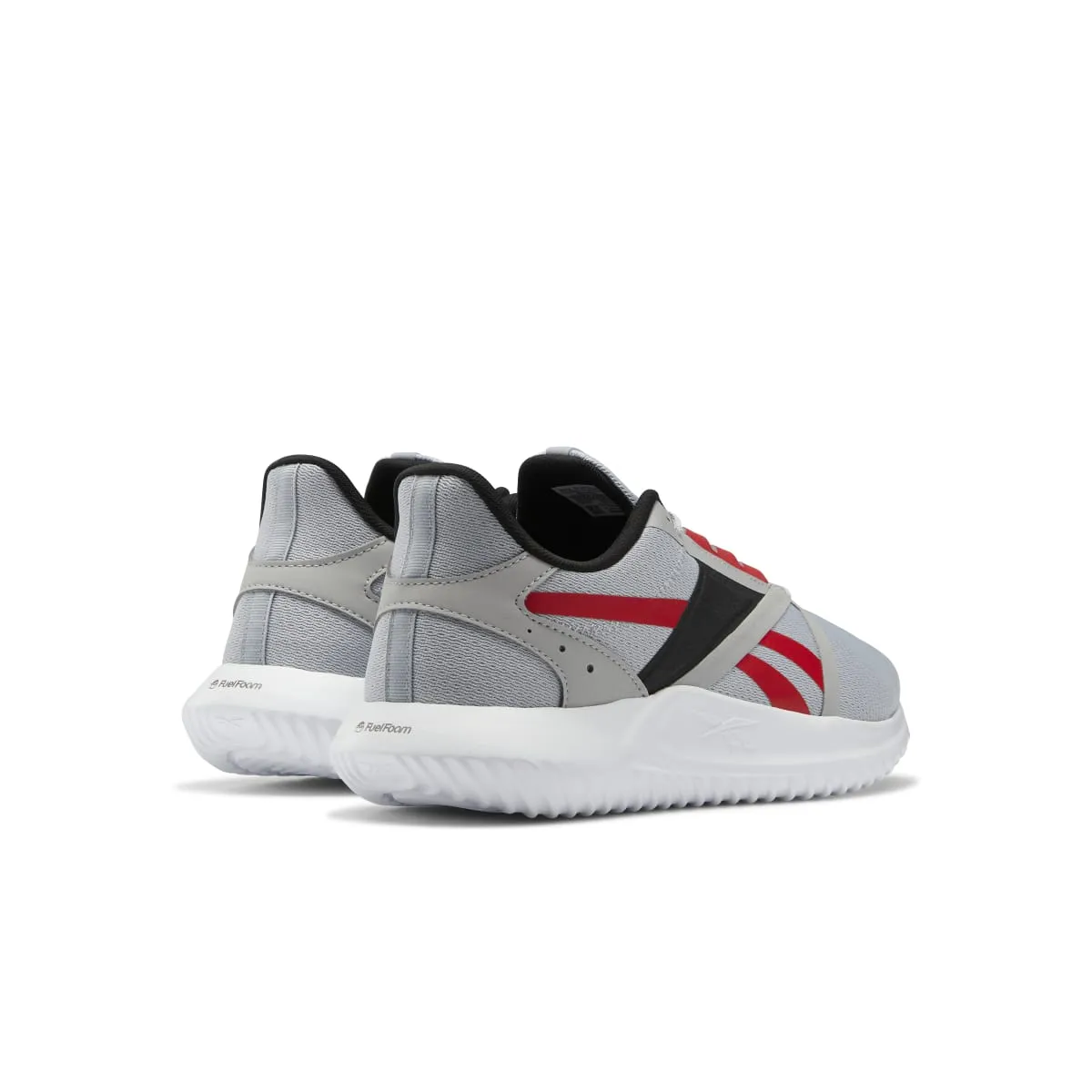 REEBOK GY4061 ENERGYLUX 3 MN'S (Medium) Grey/Black/Red Mesh Running Shoes Adventure Running