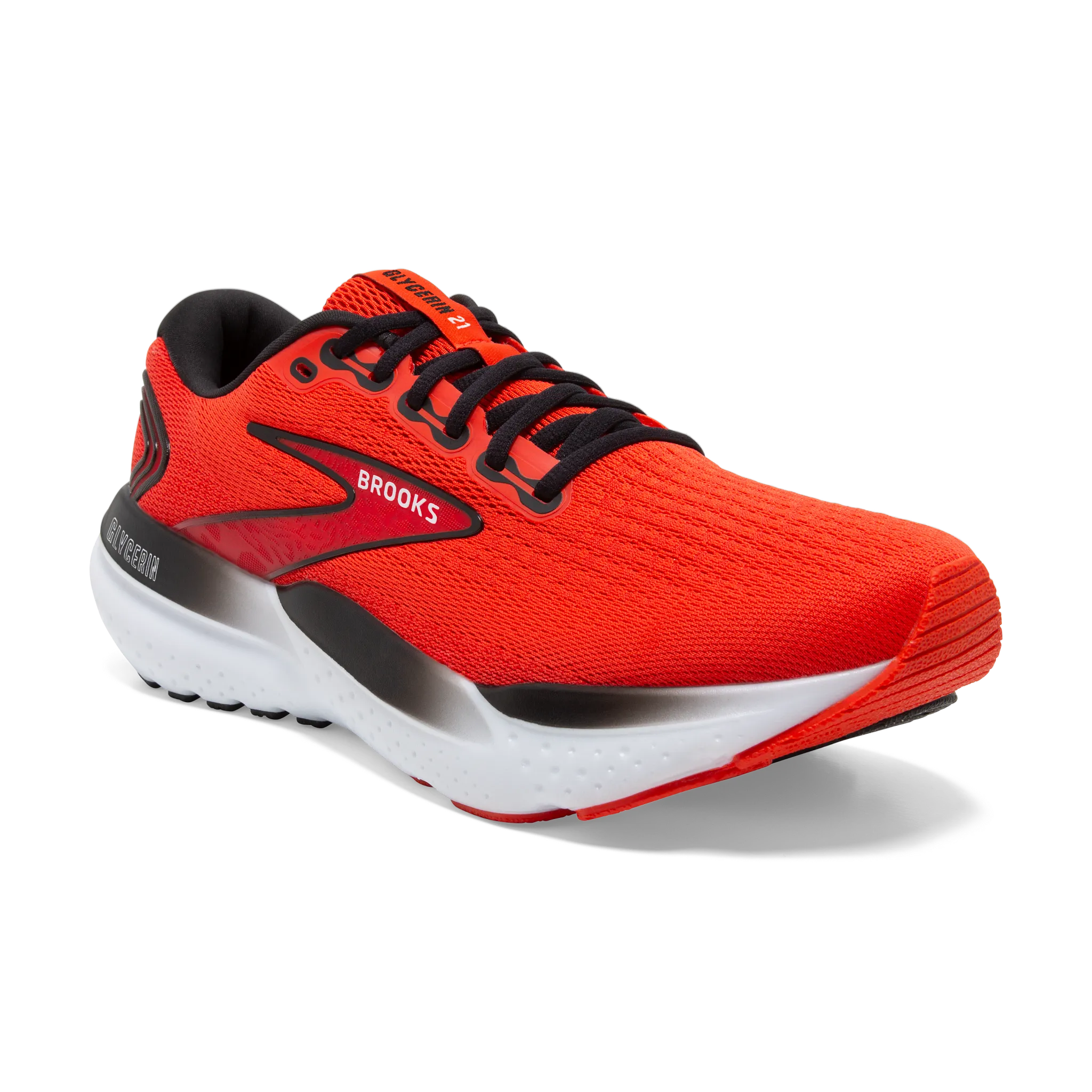 Men's Glycerin 21 running on flat ground shoes tread depth