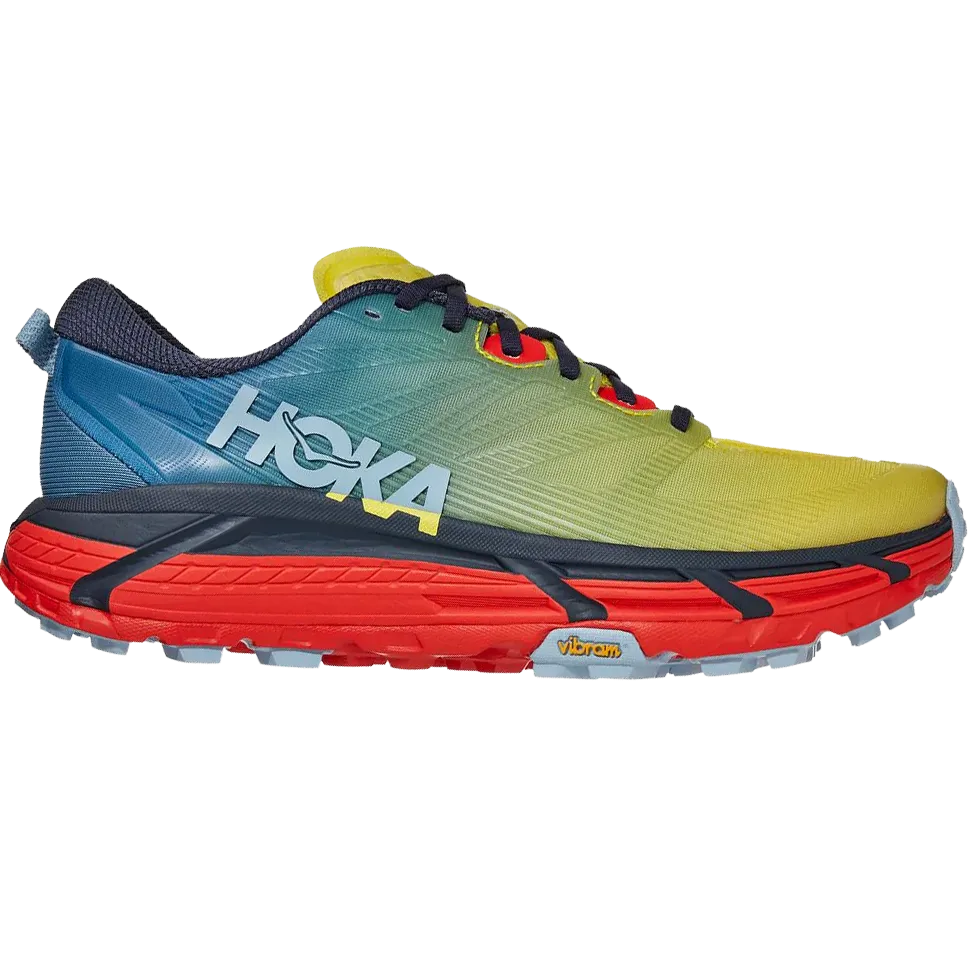 Mafate Speed 3 Breathable Insoles running in a gorge area shoes