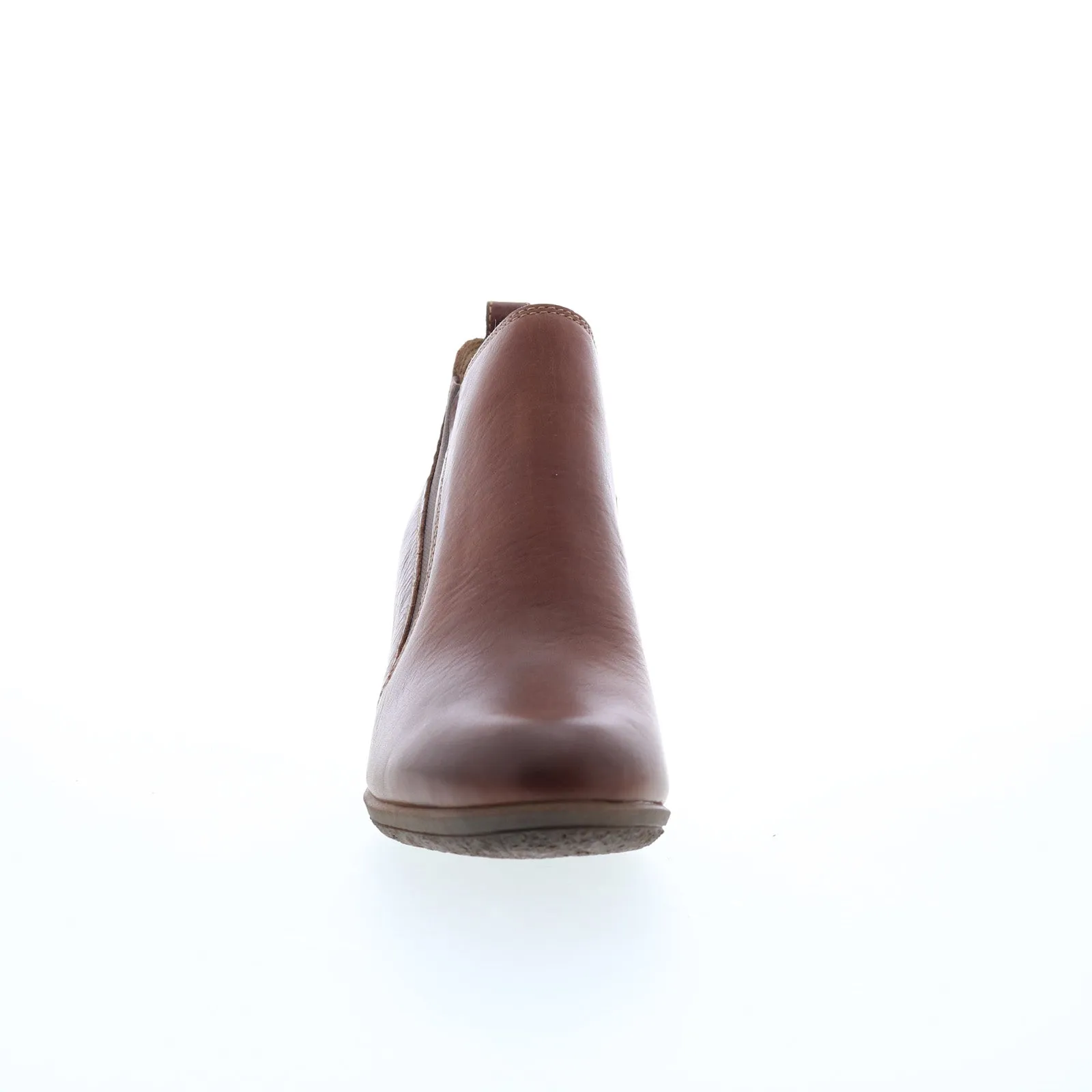 Slip Block Fashion Show Comfortiva Bailey CT0040305 Womens Brown Leather Ankle & Booties Boots