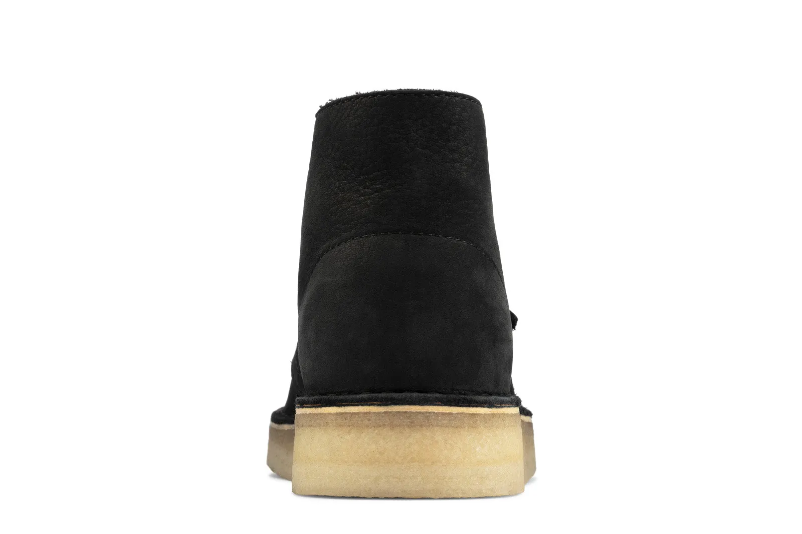 Clarks Desert Coal 26163249 Womens Black Nubuck Lace Up Chukkas Boots Grip Support