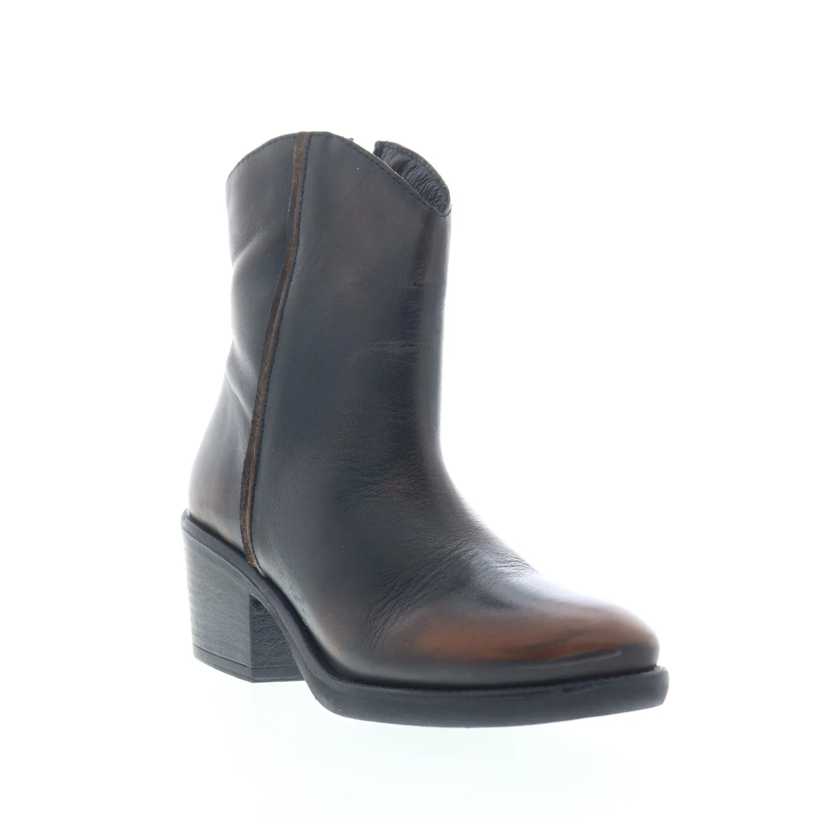 Miz Mooz Duarte Womens Black Leather Zipper Ankle & Booties Boots Storm Wear