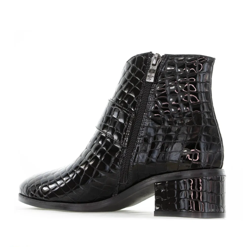 LE SANSA ANDY BLACK CROC Lightweight durability