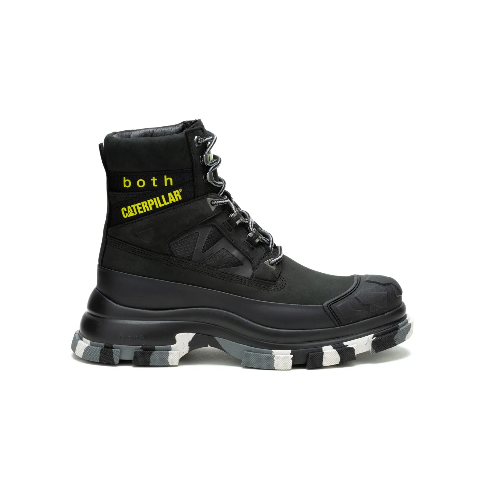 Caterpillar Gao Pioneer P725933 Mens Black Nubuck Casual Dress Boots Functional Build Multi Use
