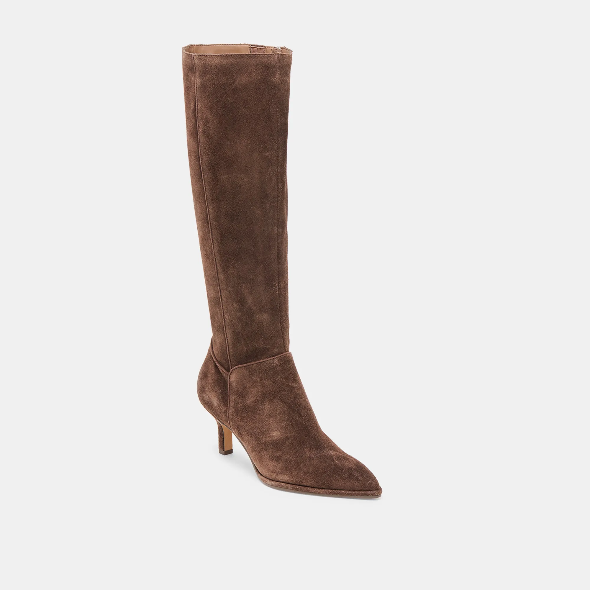 ALDY BOOTS DK BROWN SUEDE Comfort Oriented Comfortable Grip
