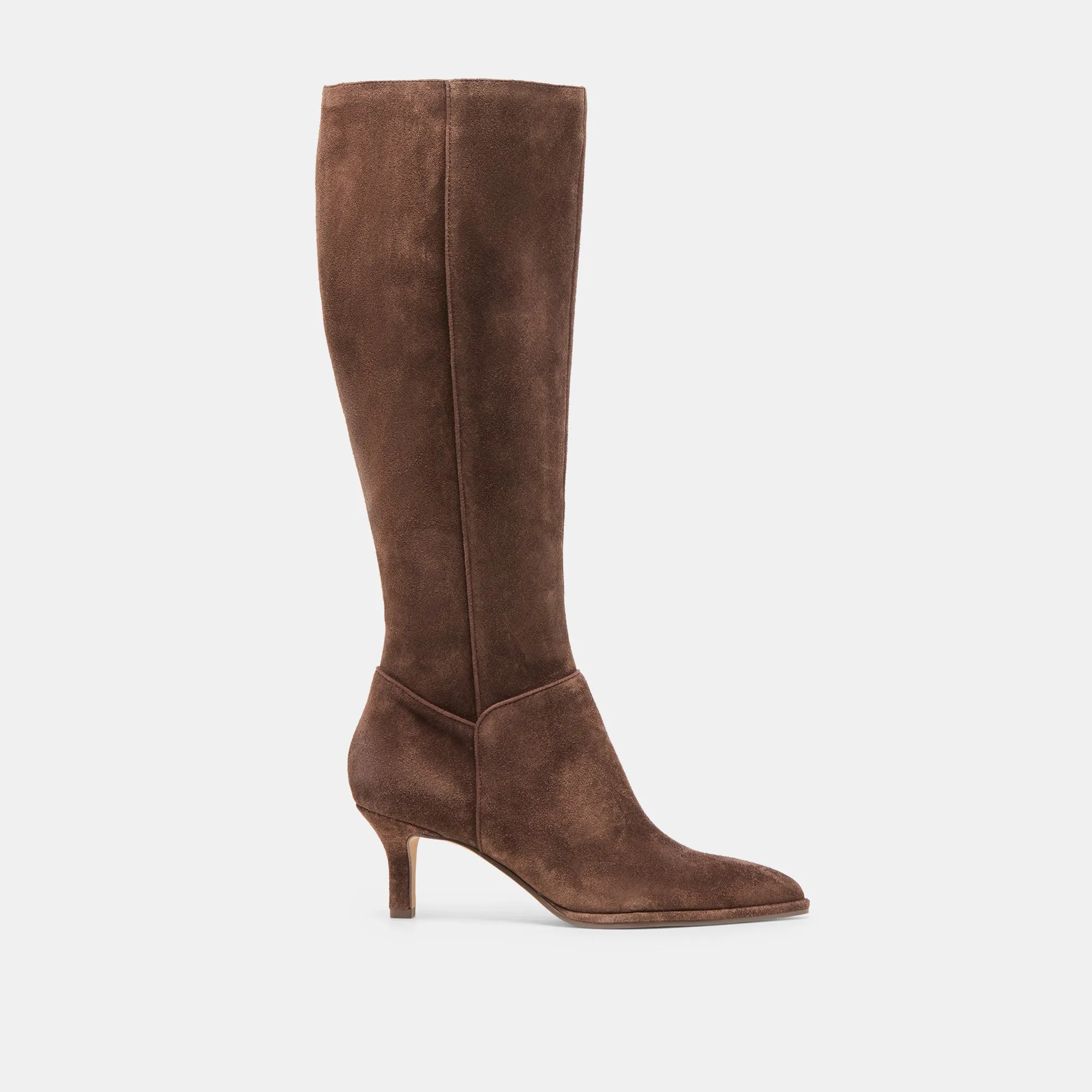 ALDY BOOTS DK BROWN SUEDE Warm Interior