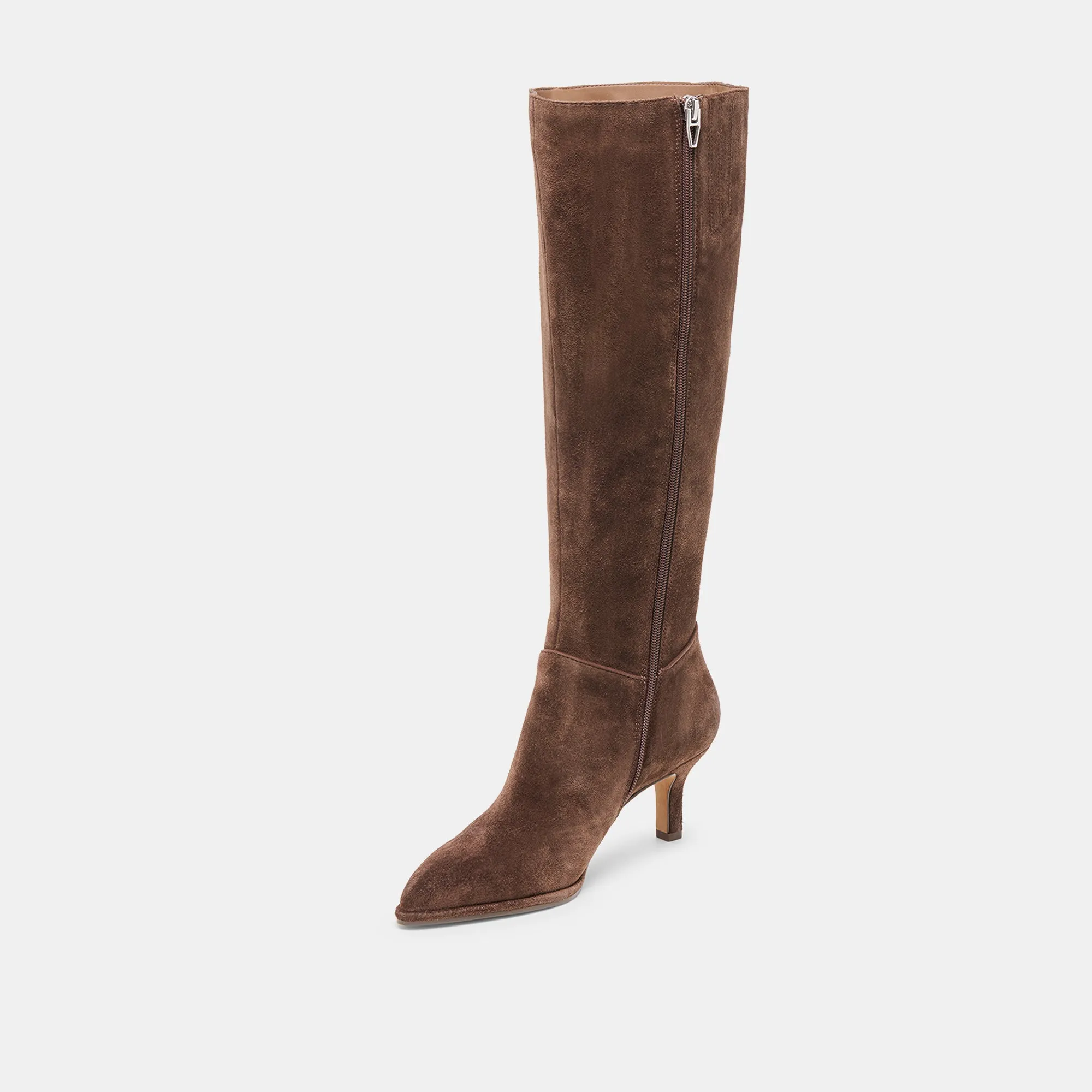 ALDY BOOTS DK BROWN SUEDE Quick Move fashionable footwear