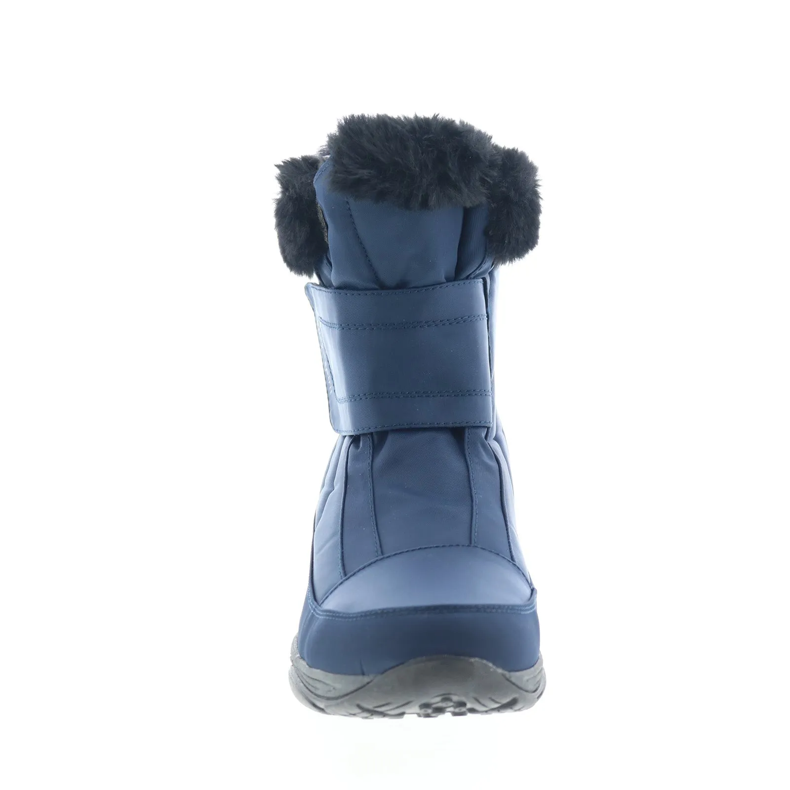 Easy Spirit Eminee 2 SEEMINEE2 Womens Blue Canvas Casual Dress Boots Adjustable Fit Sleek Design