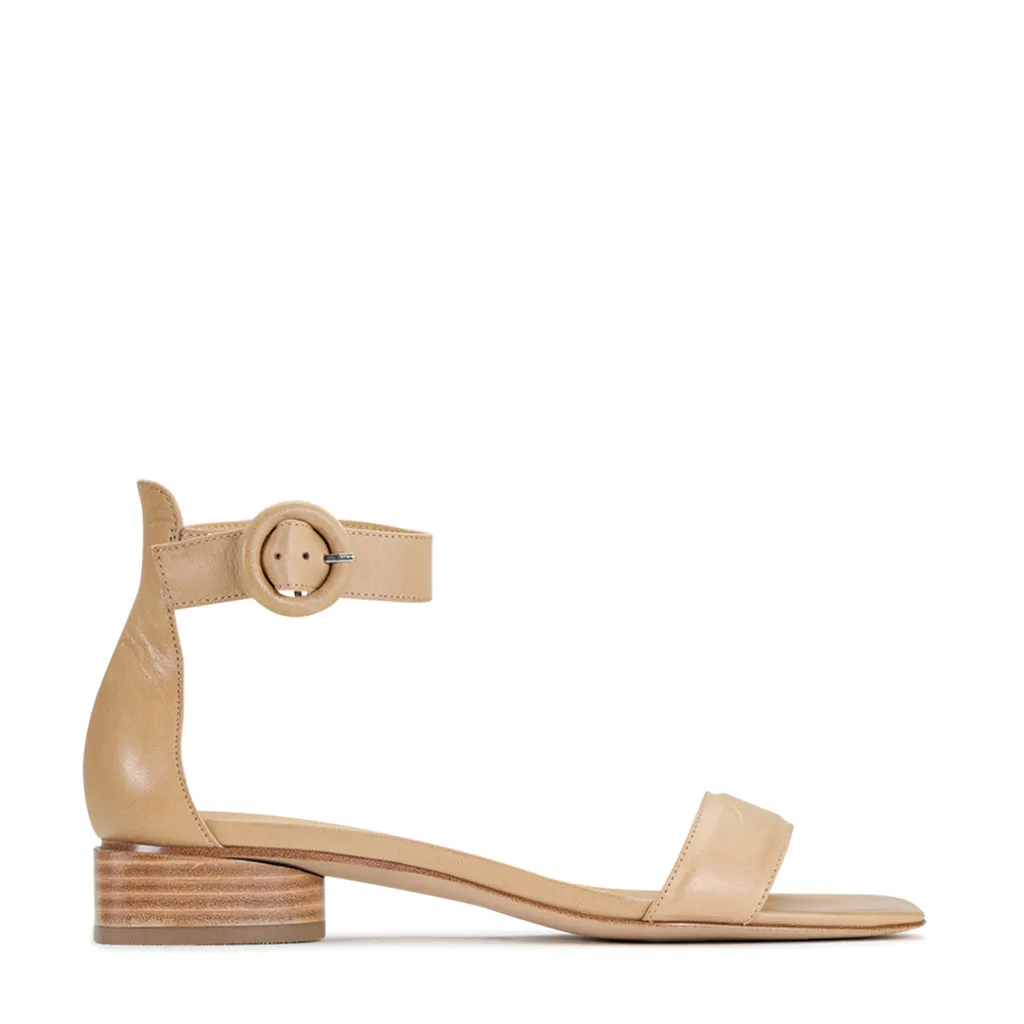 Talsi Leather Sling Back Sandals side - vents