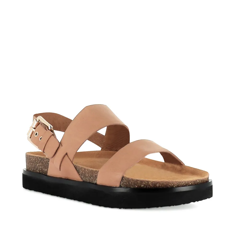 neon Padded Fit HUNTER - CAMEL LEATHER