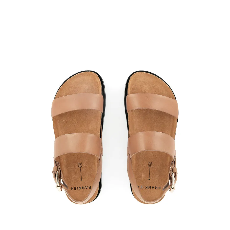 HUNTER - CAMEL LEATHER Impact-absorbing durability