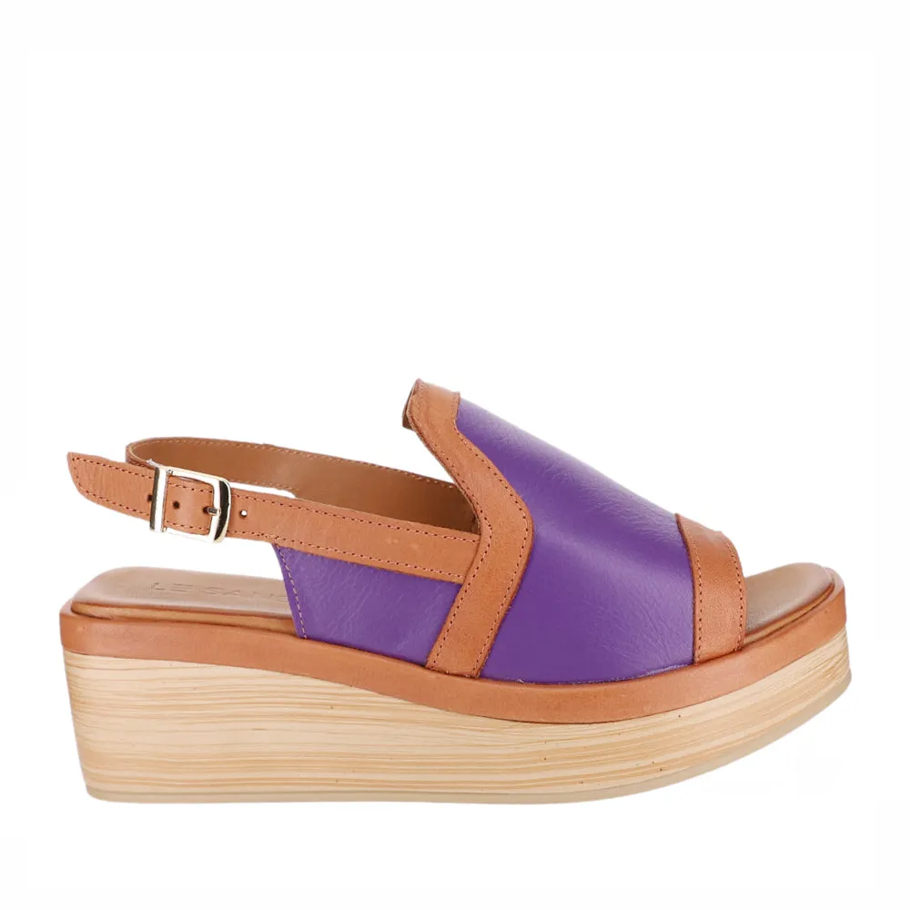 LESANSA TROZAN PURPLE TAN Stylish Design