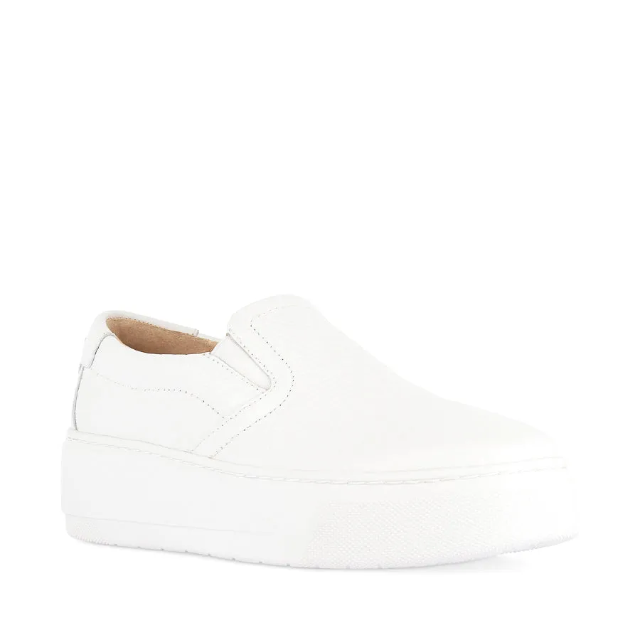 Green MAXWELL - WHITE WEAVE LEATHER