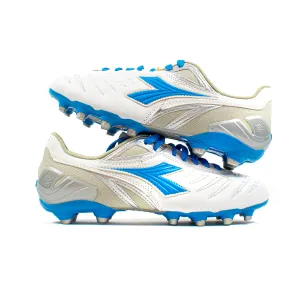 Diadora Maracana White Blue FG Trendy Look