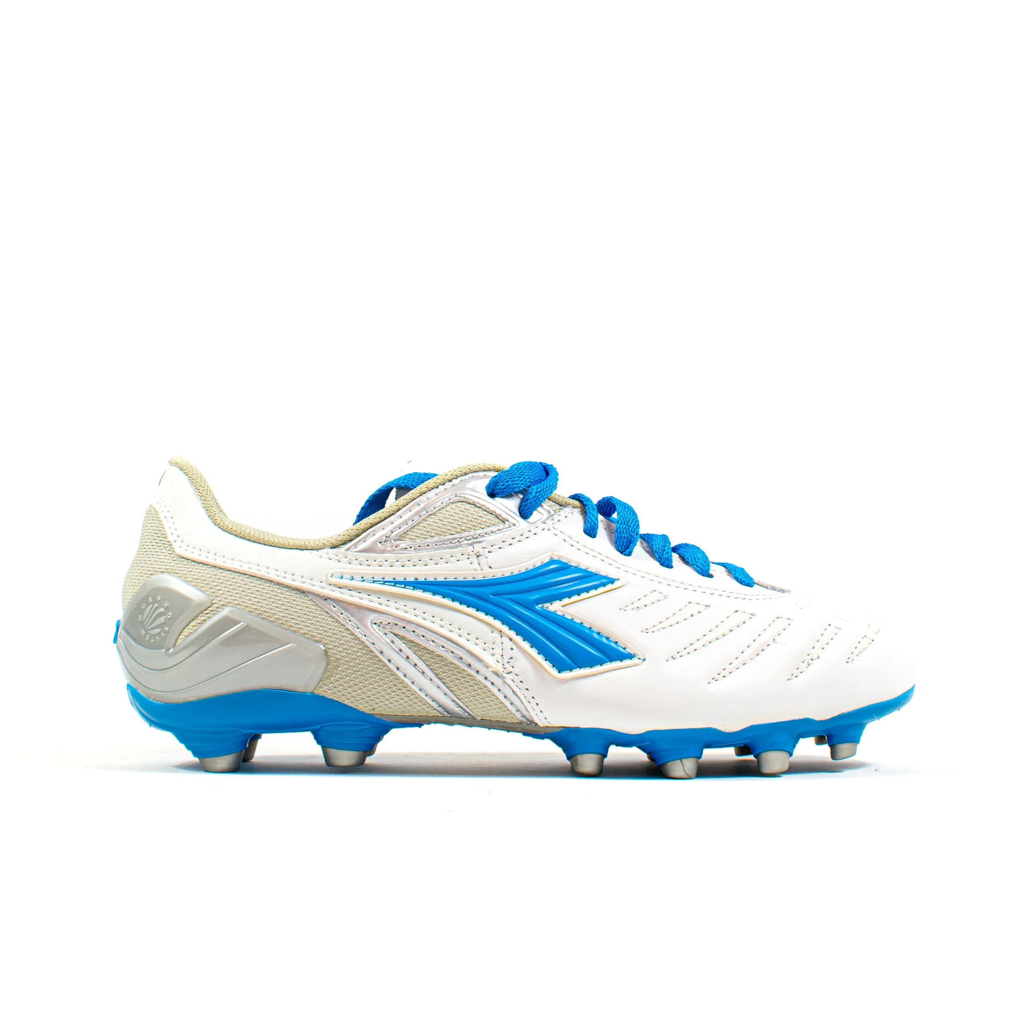 Diadora Maracana White Blue FG Chic Comfort Multi-functional breathability