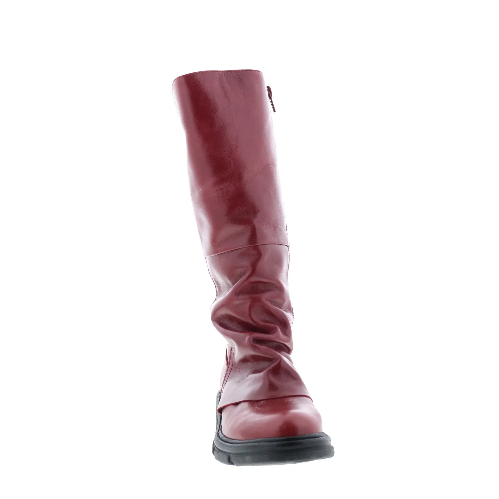 Everyday Wear Comfortable bend Miz Mooz Helin Womens Red Leather Zipper Casual Dress Boots