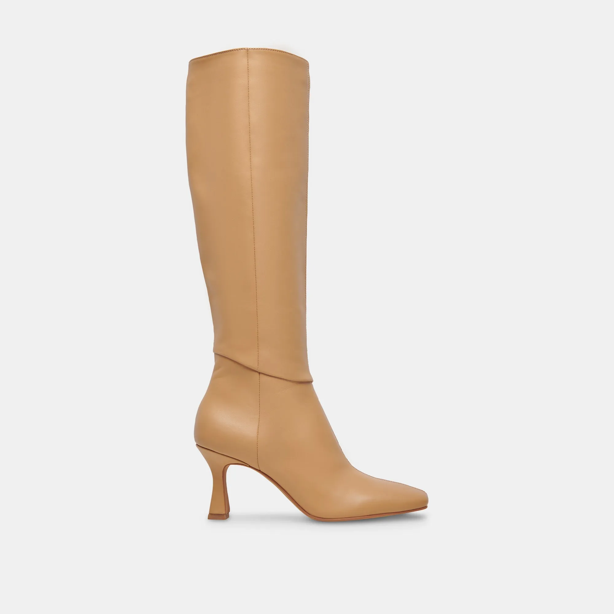Horse Riding GYRA WIDE CALF BOOTS TAN LEATHER