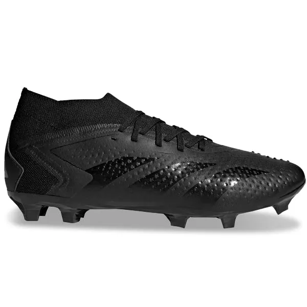 Balanced Grip Power Play adidas Predator Accuracy.2 Firm Ground Soccer Cleats (Core Black)
