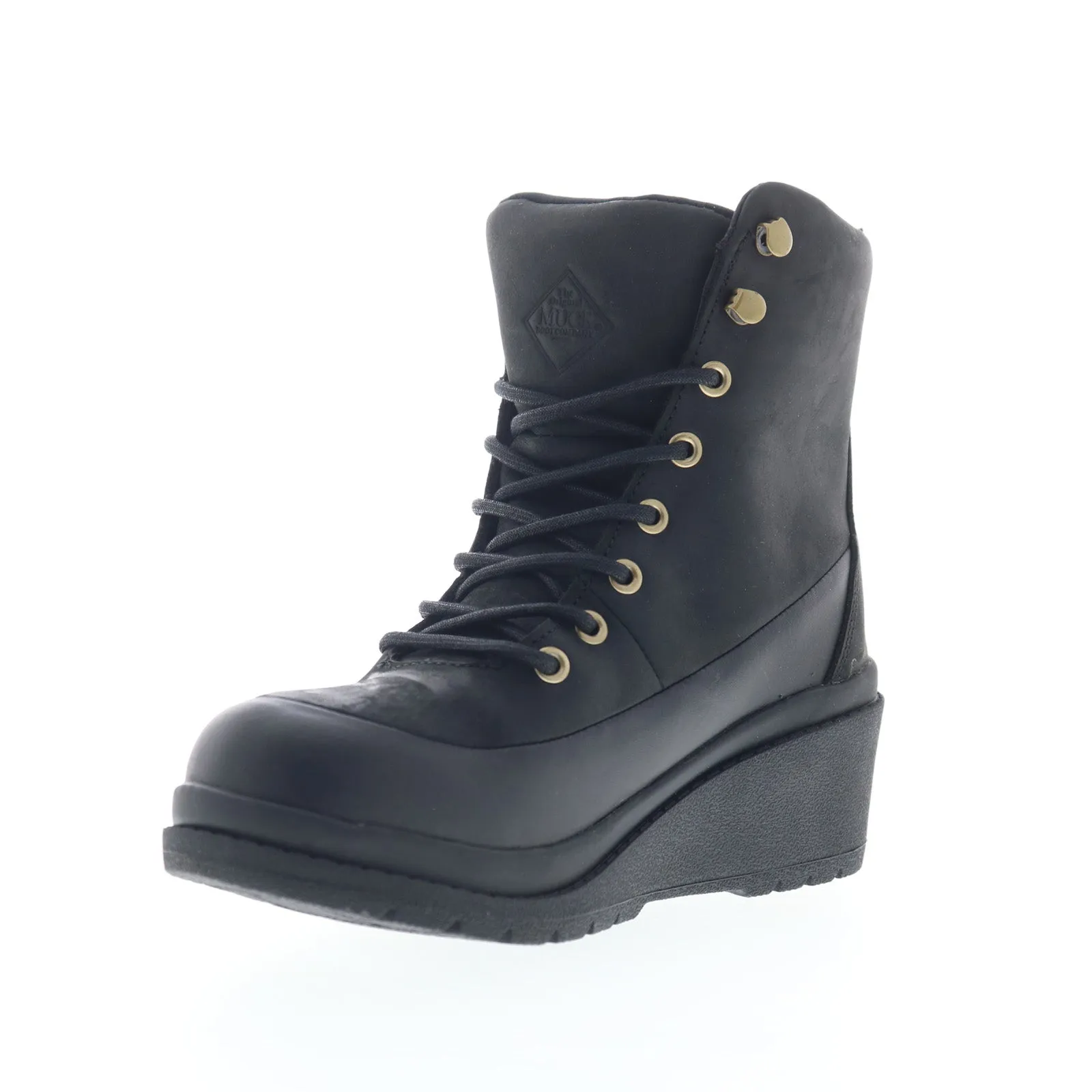 Weekend Hike Rugged Protection Original Muck Liberty Wedge Waterproof Womens Black Casual Dress Boots