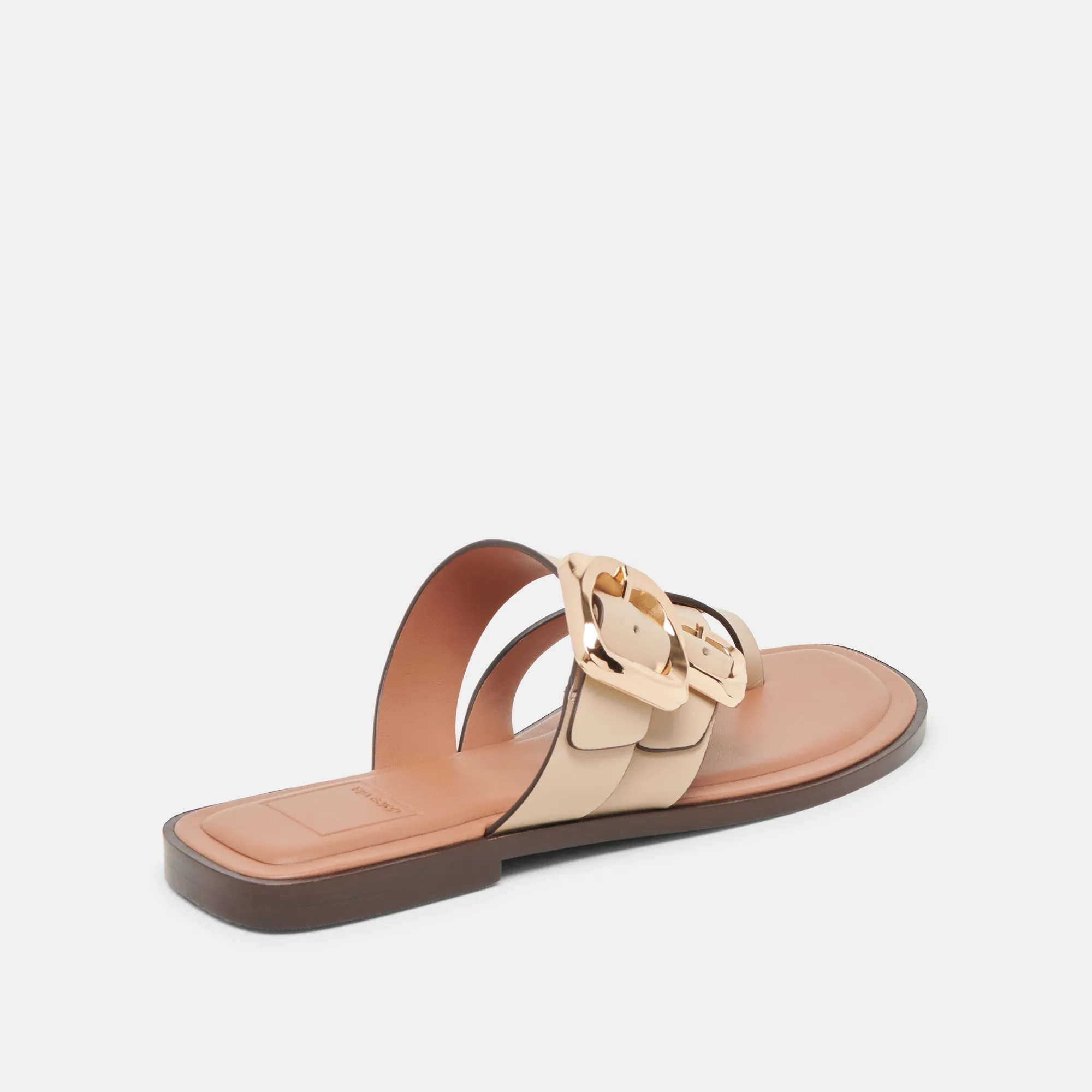 festival look SHORE SANDALS IVORY LEATHER