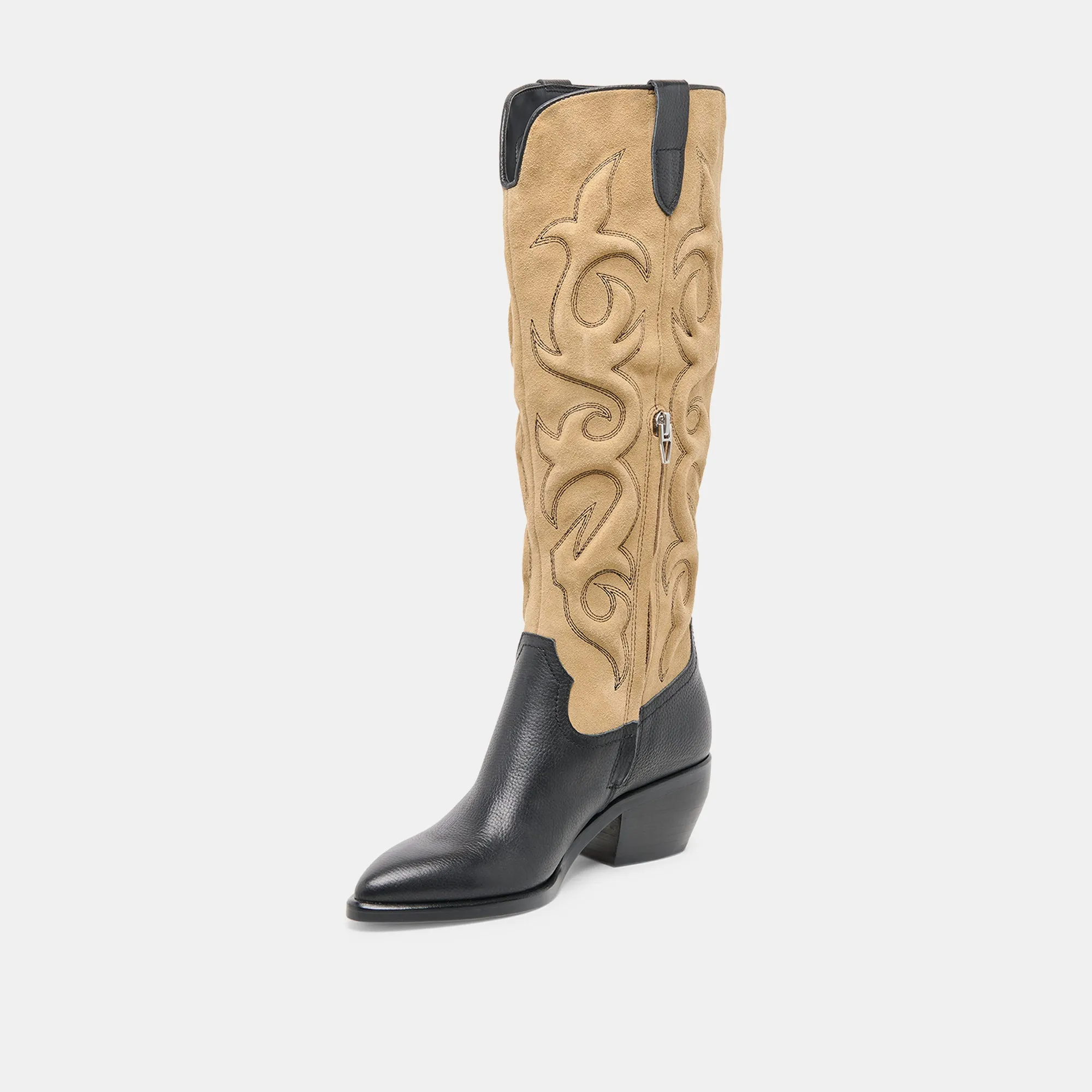 MIRLA BOOTS BLACK MULTI LEATHER Ultimate Comfort Long Haul
