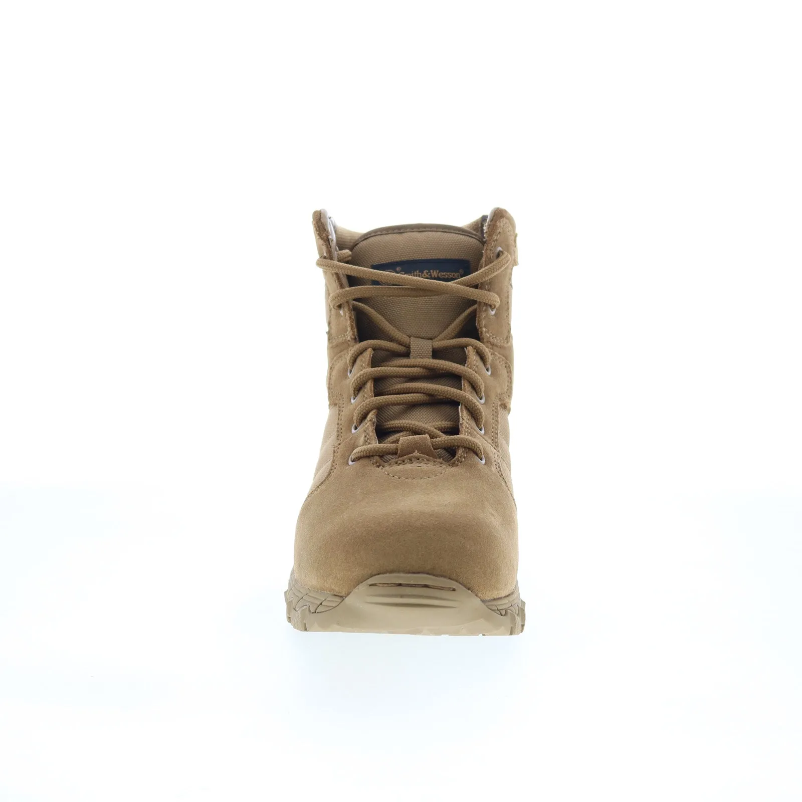 Smith & Wesson Breach 2.0 6?? Side Zip 810303 Mens Brown Wide Tactical Boots Functional Form Shock Absorber