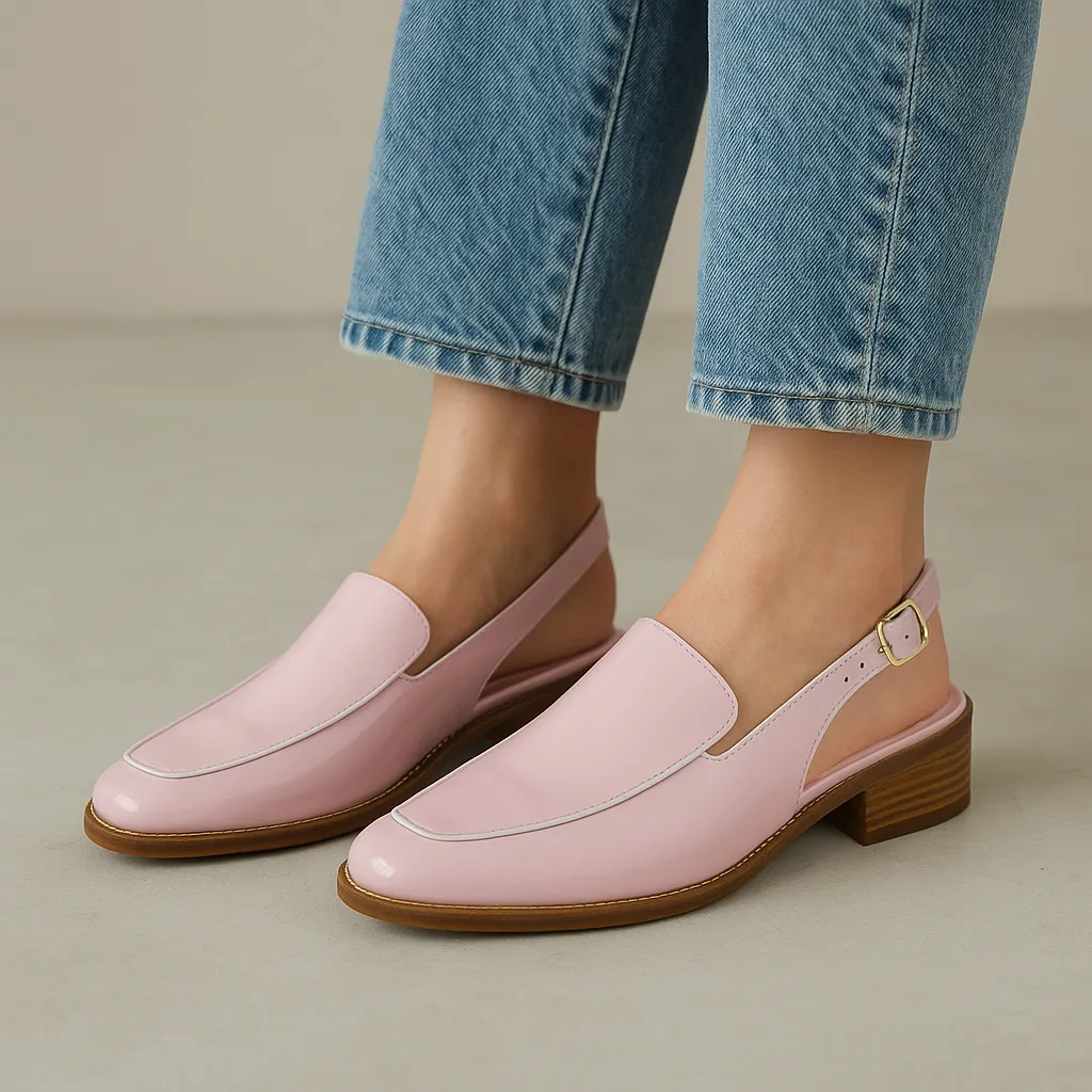 LE SANSA DANTER PINK PATENT Vibrant breathability