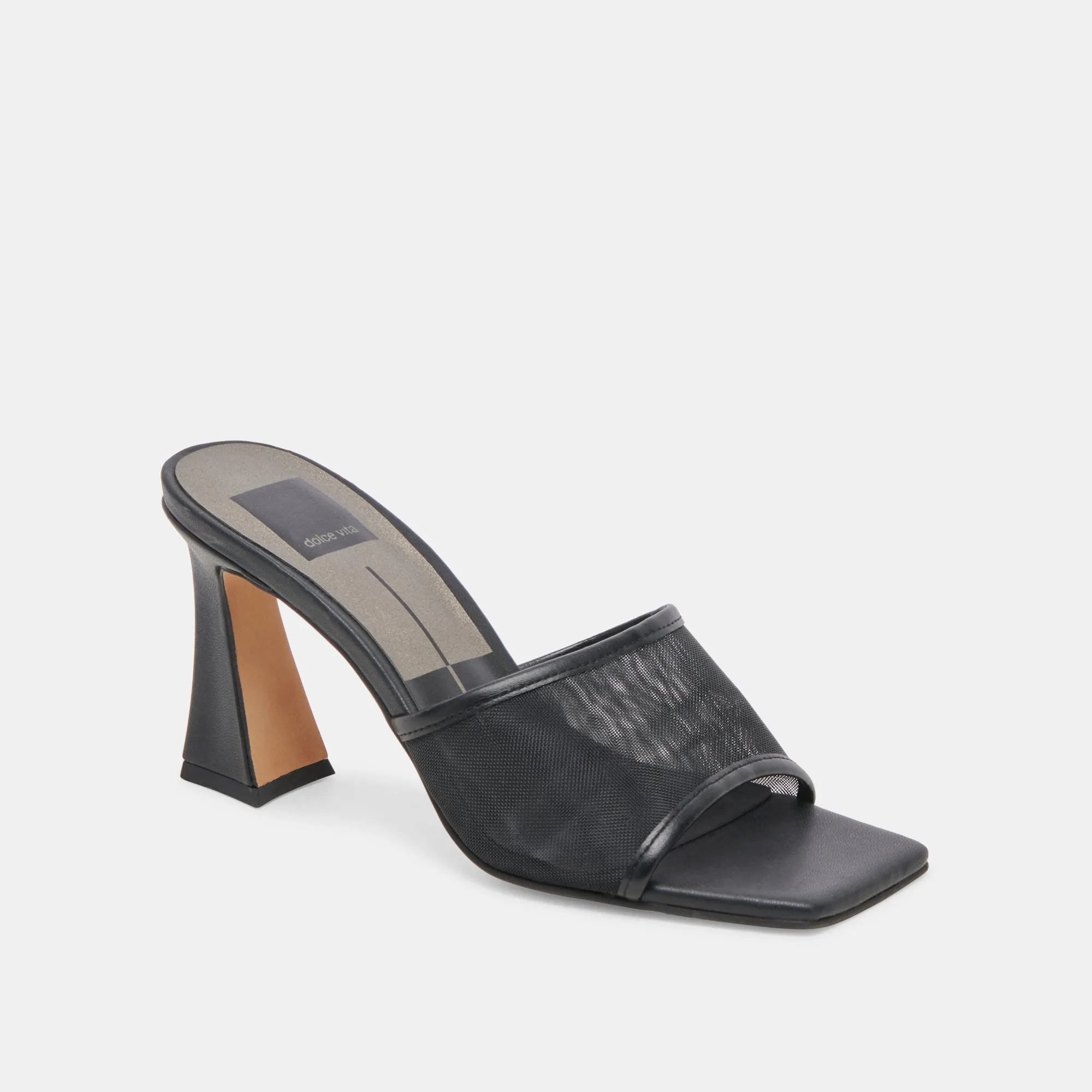 Durable Construction Wide Fit Heels NARDA HEELS ONYX MESH