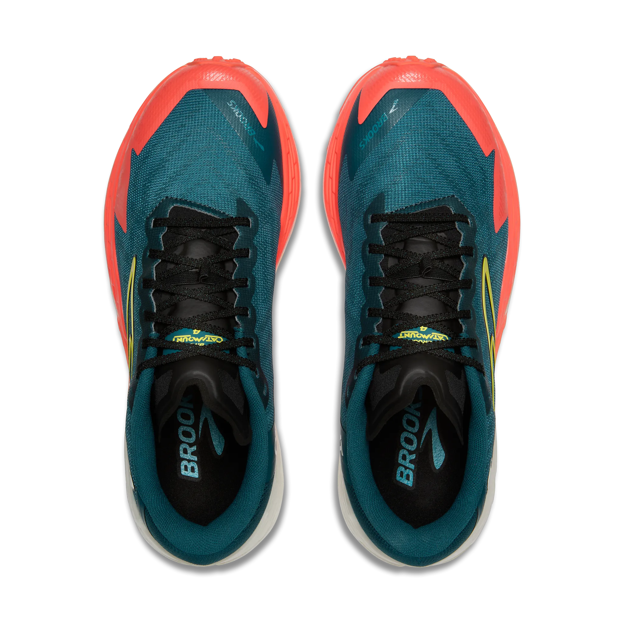 Men's Catamount 4 running in well - maintained tracks shoes mid - cut running wear