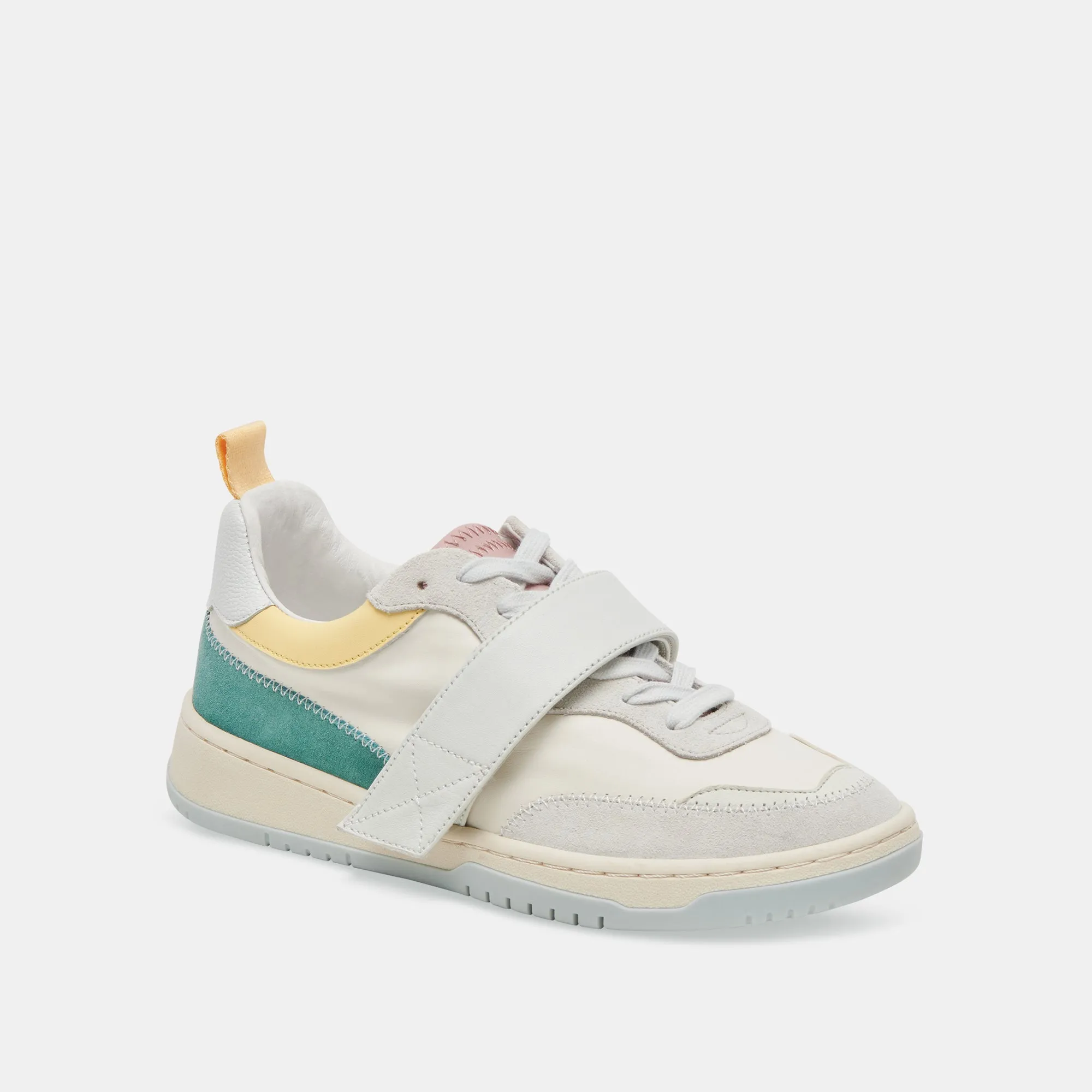 Sleek lines ALVAH SNEAKERS PASTEL MULTI LEATHER