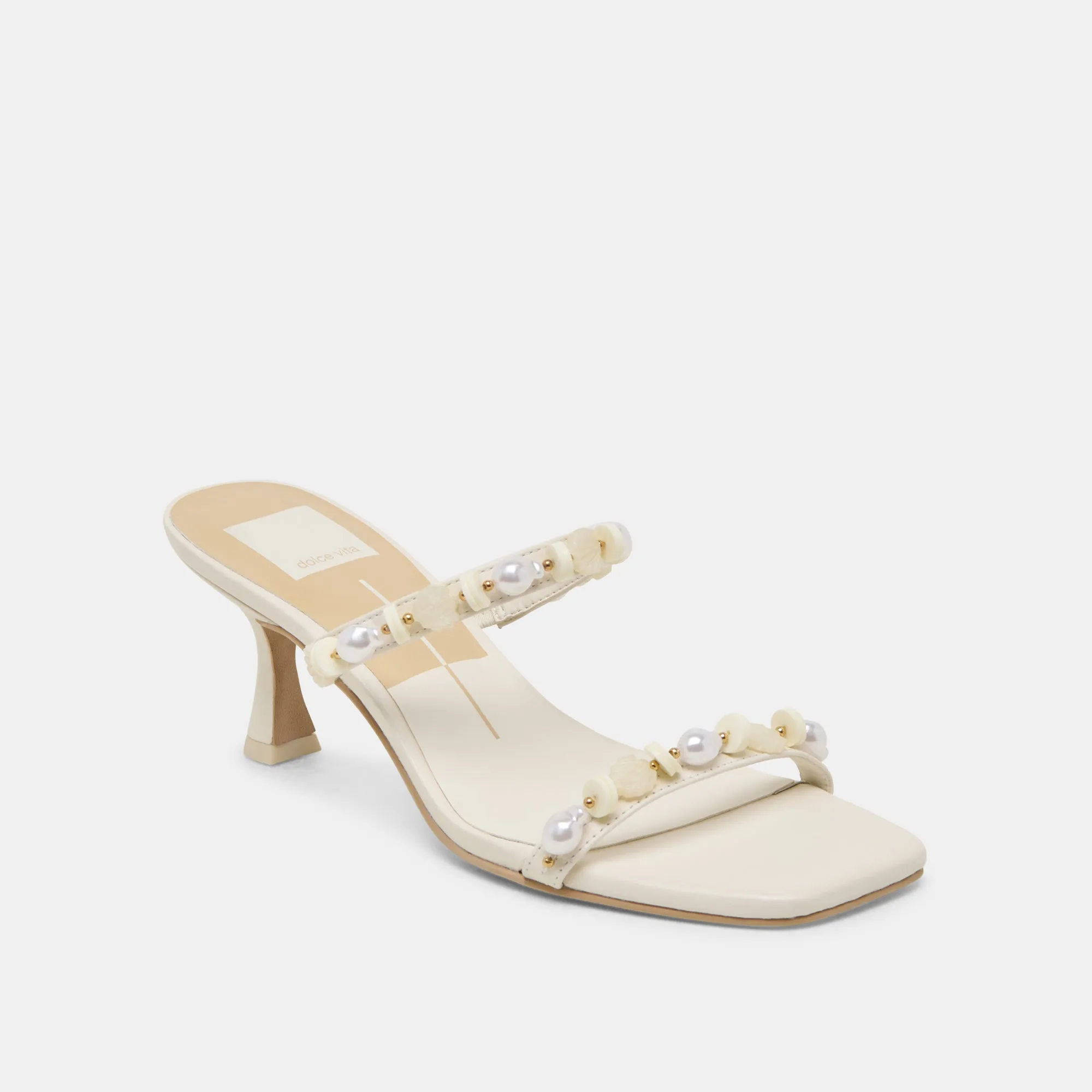 GRASON HEELS WHITE LEATHER Formal Event Heels Special Occasion Heels