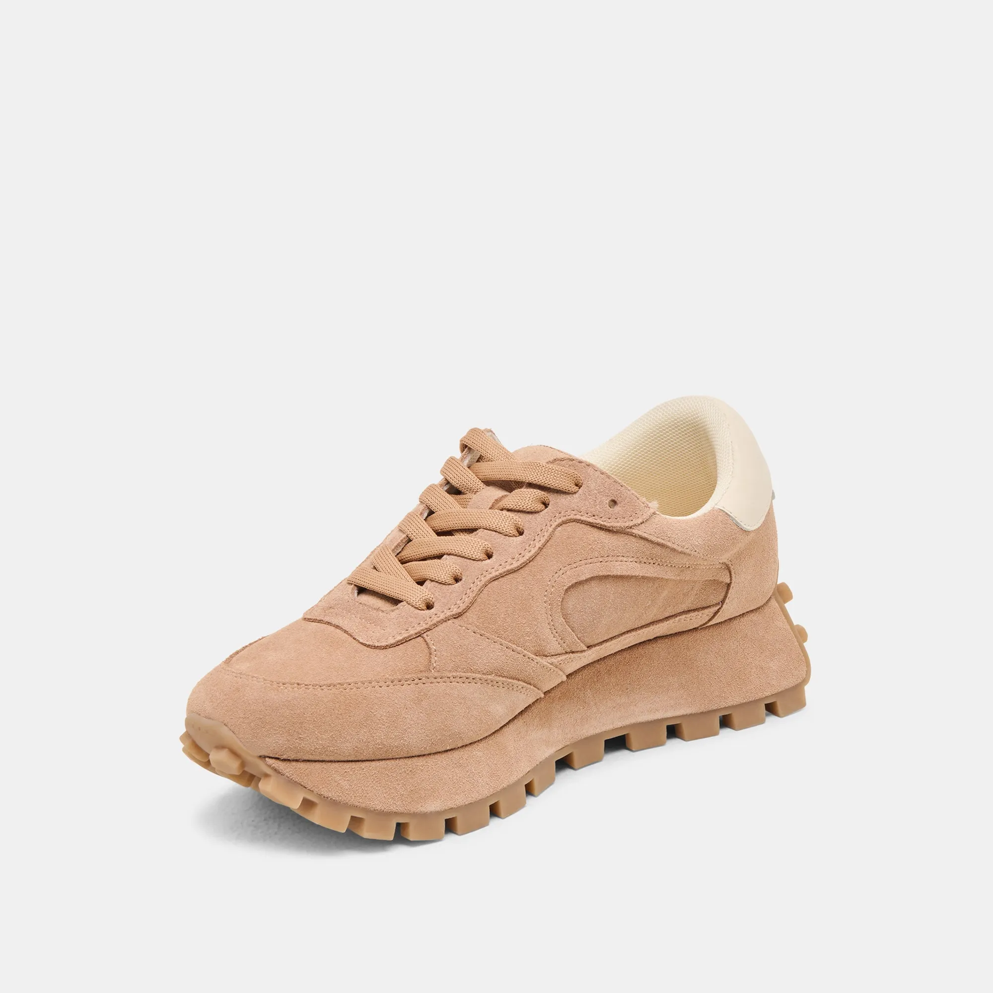 TRICIA SNEAKERS TOFFEE SUEDE Durable Material