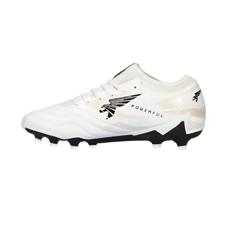 Joma Powerful 2402 Firm Ground Soccer Cleats (White/Gold) Multi Ground Roll Barrier