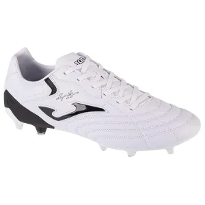 Touch Gear Joma Powerful 2402 Firm Ground Soccer Cleats (White/Gold)
