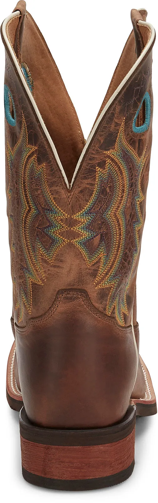 Construction Worker Extreme Comfort Tony Lama Creedance Square Toe Cowhide 7973 Mens Brown Cowboy Western Boots