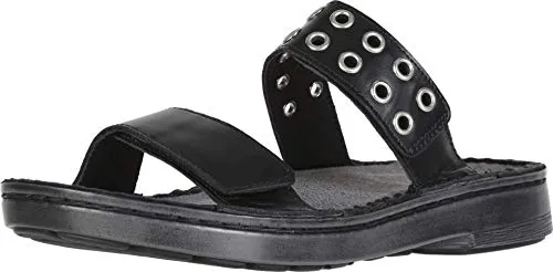 Alameda Riveted Slide Sandal Palm Base