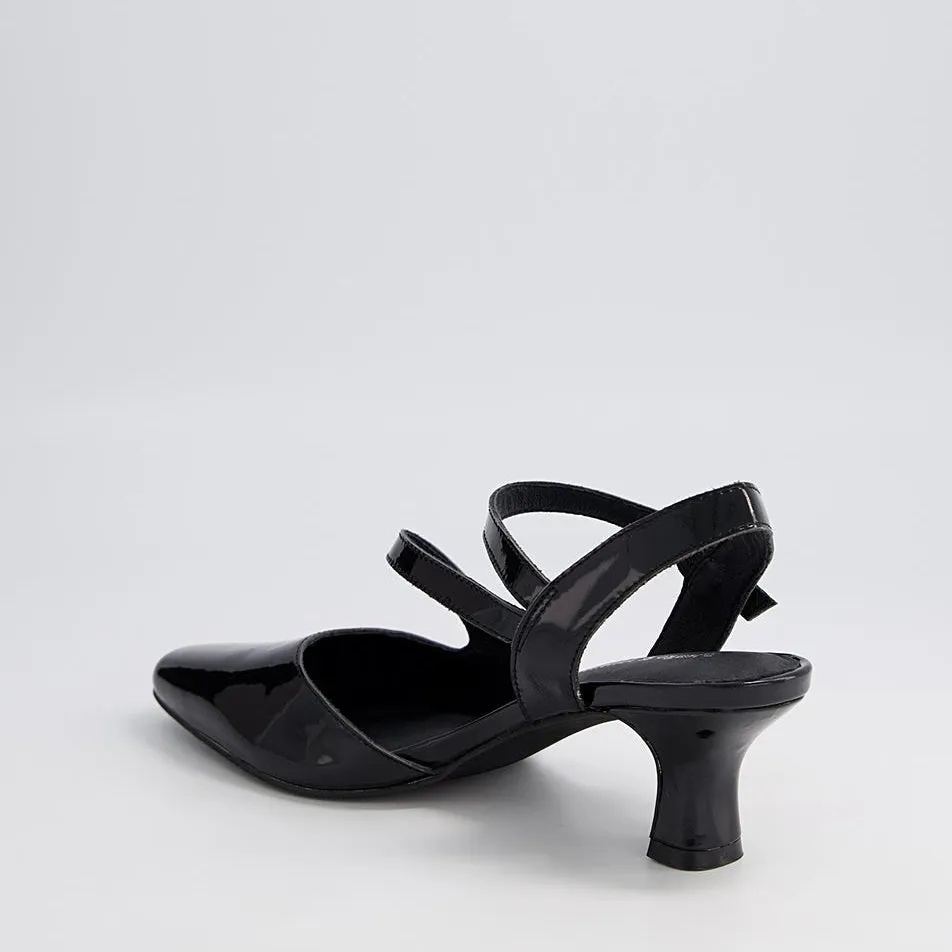 Tuxedo Party Shoes DJANGO & JULIETTE CHARISSA BLACK PATENT